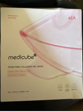 Medicube Salmon PDRN Pink Collagen Jelly Gel Mask 4 pack